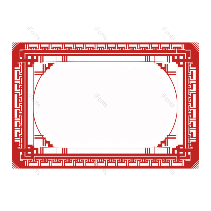 边框图片,复古边框元素,白色背景PNG,科技边框免抠素材